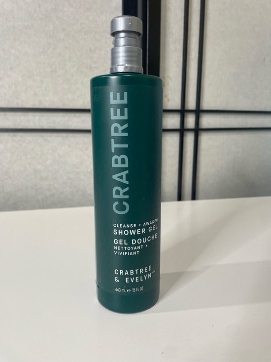 Crabtree & Evelyn Other - Crabtree & Evelyn Cleanse + Awaken Shower Gel - Deep Green Bottle